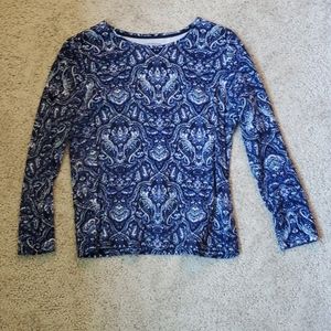 Croft and Barrow Large Blue Shirt